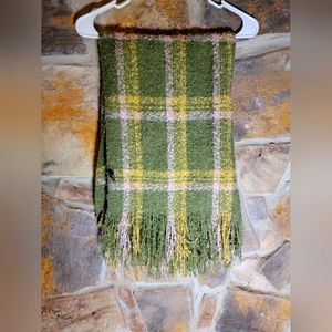 Veond green,yellow,pink scarf